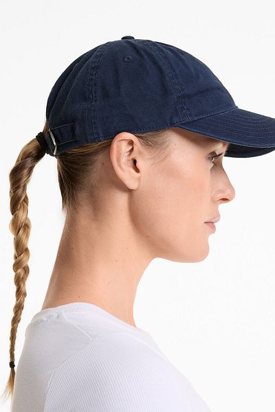 Oysho Washed-effect 100% cotton cap