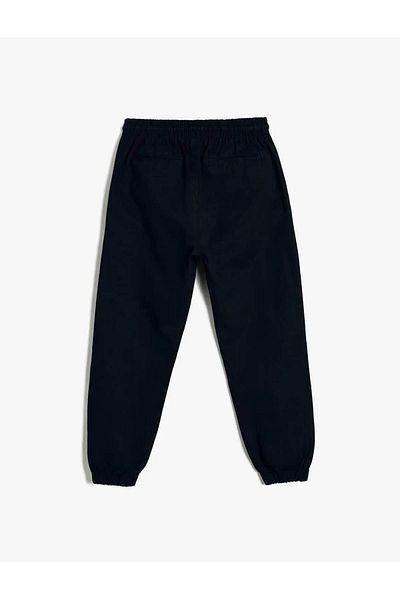Koton Cotton Jogger Pants - with Pockets and Elastic Waist