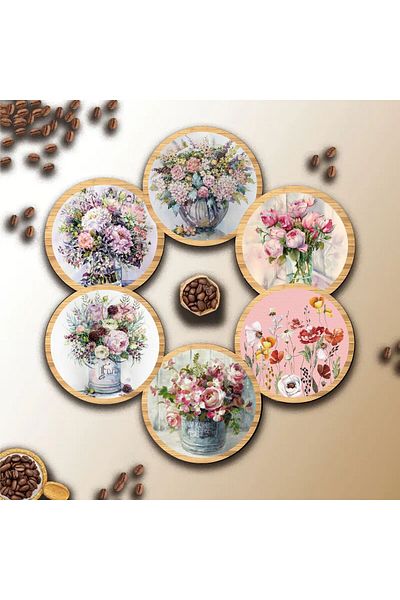 fabriflow exclusive Stylish Decorative Patterned Coaster