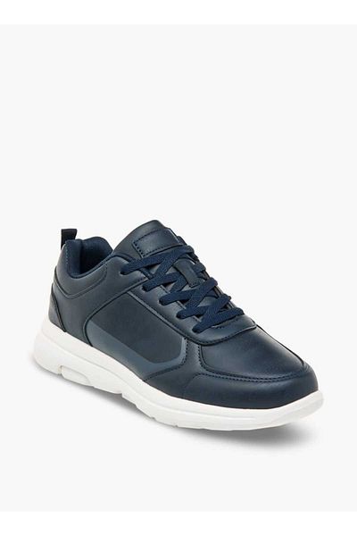 LBL by Shoexpress LBL by Shoexpress Panelled Sneakers with Lace-Up Closure