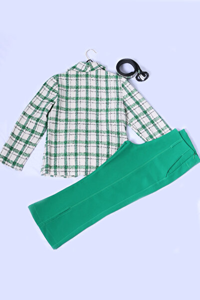 HÇM Girl's 3 Piece Set with Jacket and Bag Gift Eco Deşensi A64