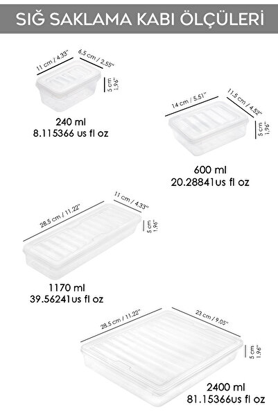 Meleni Home 28 Piece Deep and Shallow Food Storage Container Set - Transparent Lid Microwave Compatible Organizer Organizer