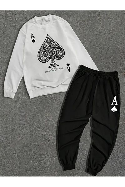 FULL TOLERANCE Yd Desing Oversize Poker Printed Sports Underwear Suit