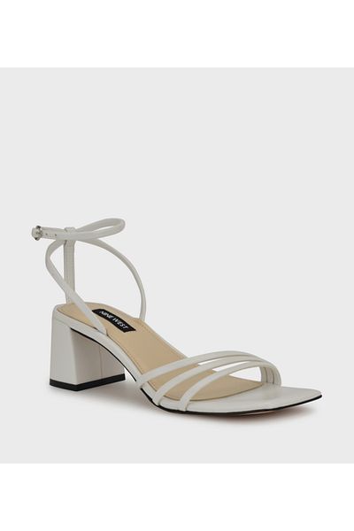 Nine West Wnembae3-White Women's Sandals