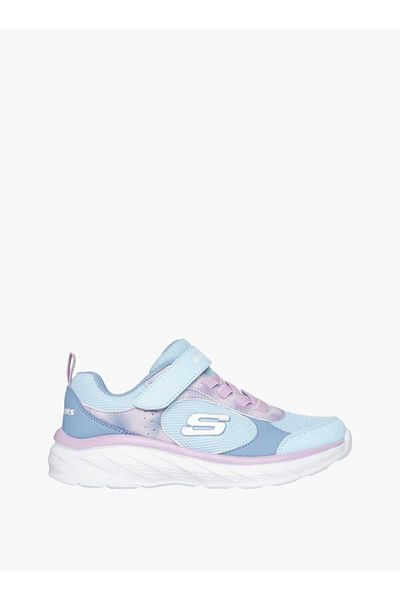 SKECHERS Girl's Panelled Sneakers with Hook and Loop Closure - BOUNDLESS