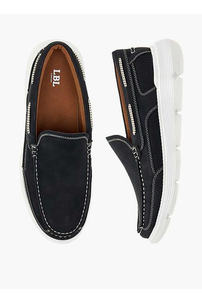 LBL by Shoexpress LBL by Shoexpress Textured Slip-On Loafers