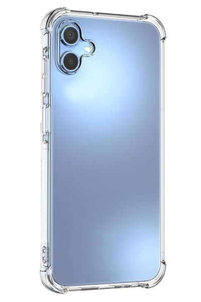 Caseji حافظة شفافة مع زوايا بارزة متوافقة مع هاتف سامسونج A06