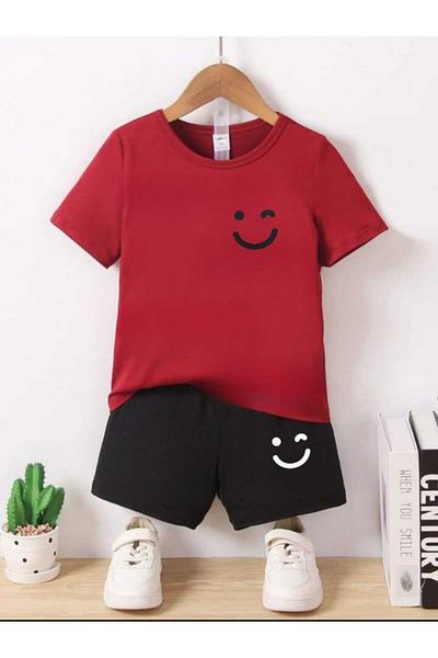 DOCE ELEGANTE Emoji Printed Children's Suit