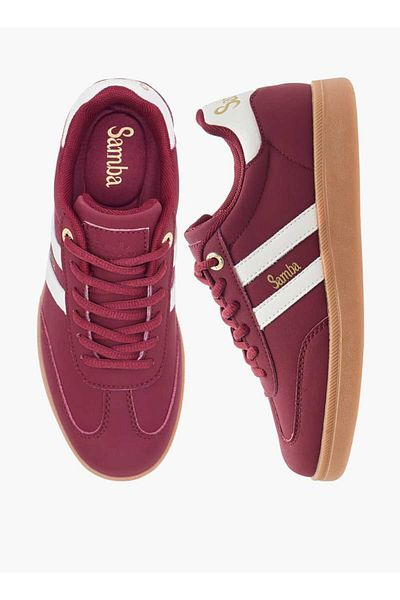 Samba Samba Womens' Panelled Ankle Sneakers with Lace-Up Closure