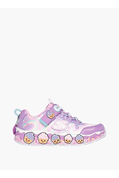 SKECHERS Skechers Girls' Cupcake Print Sports Shoes with Hook and Loop Closure - CUPCAKE CUTIE