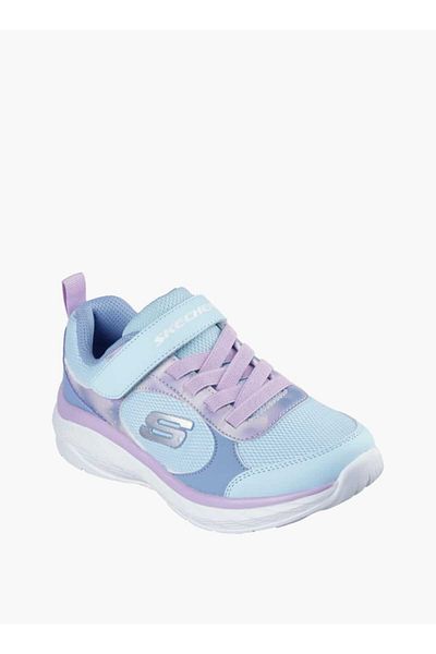 SKECHERS Girl's Panelled Sneakers with Hook and Loop Closure - BOUNDLESS