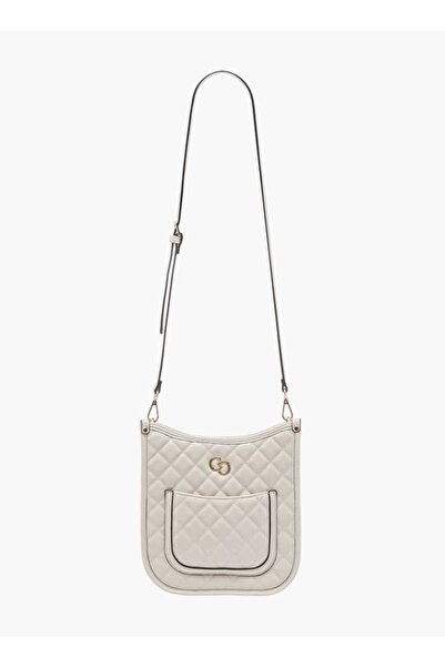 Celeste Quilted Shoulder Bag with Zip Closure and Chain Braided Strap - W 7 x H 24.5 x D 22 cm