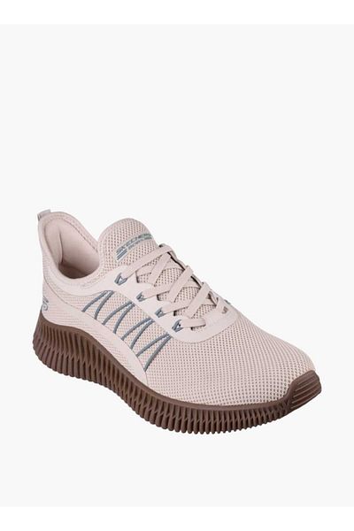 SKECHERS Men's Logo Detail Sports Shoes with Lace-Up Closure - BOBS GEO
