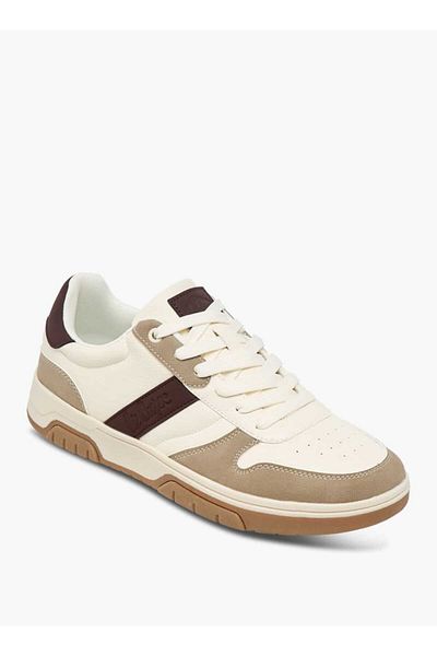 Lee Cooper Men's Colourblock Sneakers with Lace-Up Closure