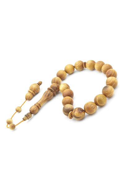 Murty99 Rüstem Smoke Made Sphere Cut Acacia Wood Efe Mascot Rosary