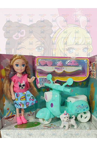 Boratila Toys Sparkle Bella Princess Eğlenceli Motorsiklet Oyun Seti