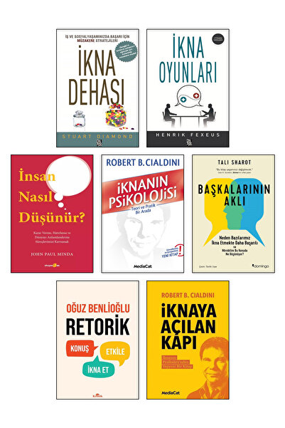 MediaCat Kitapları İkna Dehası + İkna Oyunları + Başkalarının Aklı + İknanın ...