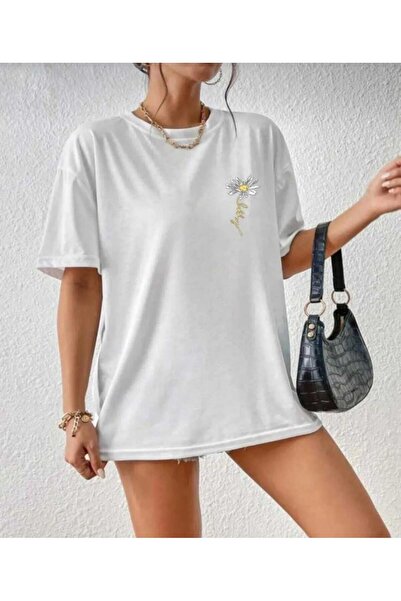 KOZİA OUTDOORS Μπλουζάκι με στάμπα Daisy New Season Oversize Basic