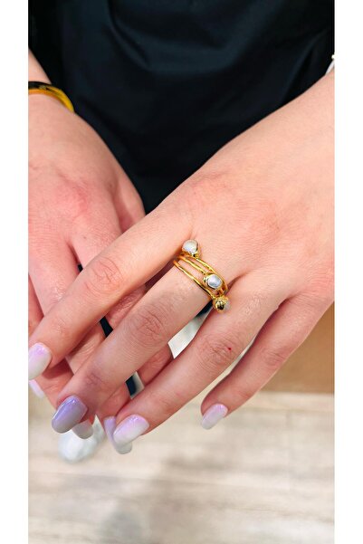 AURA Doğal gerçek inci yüzük