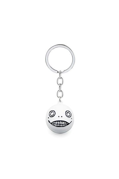 Choice K00699 سلسلة مفاتيح لعبة Nier:Automata روبوت 2B Emil No2 نوع B كرة بيضاء YoRHa سلسلة مفاتيح معدنية معلقة