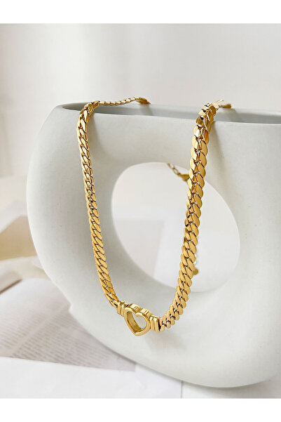 Choice gold Peri'sbox Stainless Steel Solid Gold Pvd Plated Chunky Thick Chai...