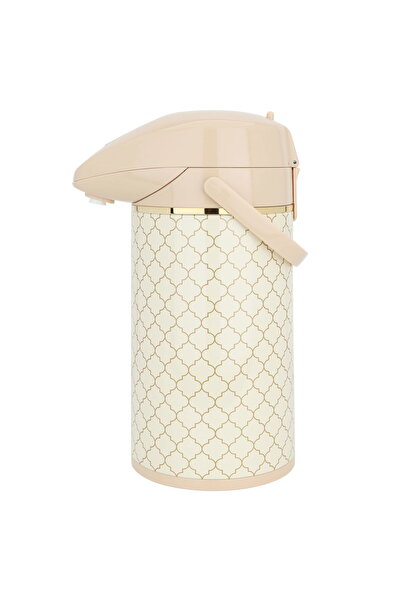 Alsaif Gallery Jaguar Saif Gallery Thermos, 3 Liters, Squeezable - Beige