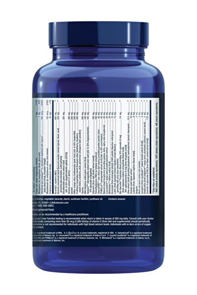 Life Extension High-Potency Mix™ Capsules: Vitamins C, B, D, E, Minerals, Fruit & Veg, Gluten-Free, 360 Caps