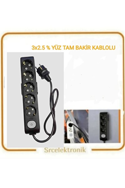 VİKO MULTİ-LET 5 Li ( 5 METRE) 3X2.5 %YÜZ TAM BAKİR HES KABLOLU VİKO GRUP PRİ...