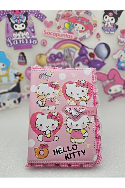 Meyra Accessories Sanrio Kawaii Hello Kitty Caiet de lux cu copertă moale Age...