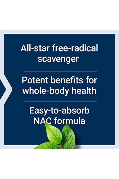 Life Extension N-Acetyl-L-Cysteine (NAC) 600mg, Antioxidant for Immune, Respiratory & Liver, 60 Capsules