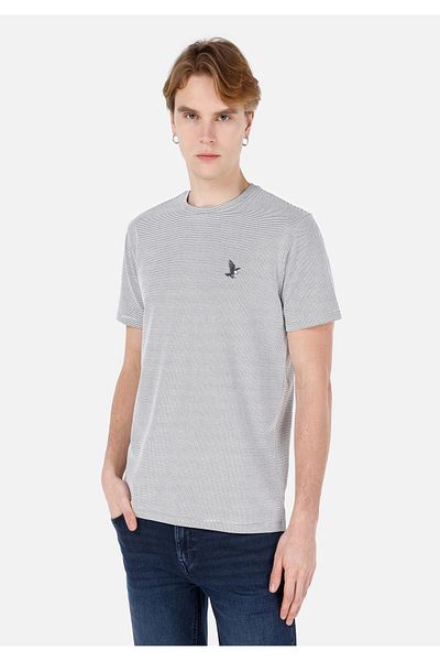 Colin's Tricou alb pentru bărbați - mâneci
