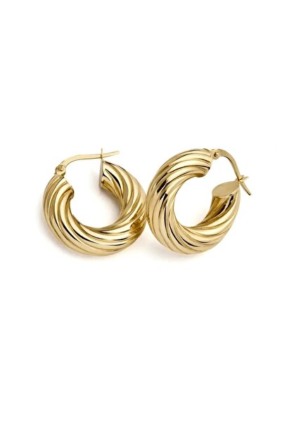 neslyaccessories Paslanmaz Çelik Halka Küpe (3cm)