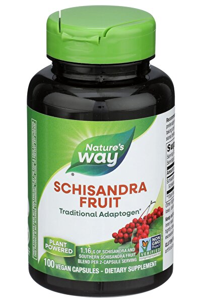 Nature's Way Schisandra Fruit, 1,160 Mg Per Serving, 100 Count