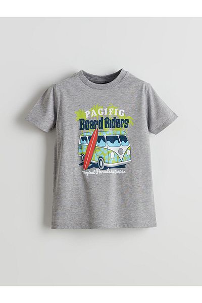 LC Waikiki Νέα σεζόν Crew Neck Boy's Tisort