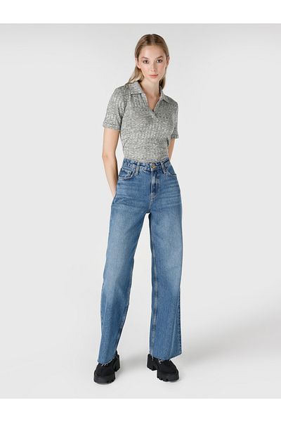 Colin's Reguler Fit Μπλε Τζιν Capri Cl 1066403
