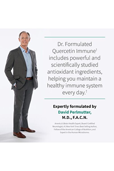 GARDEN OF LIFE Quercetin Daily Immune Support with Vitamins C, D & Probiotics – Dr Formulated – 30 Tablets