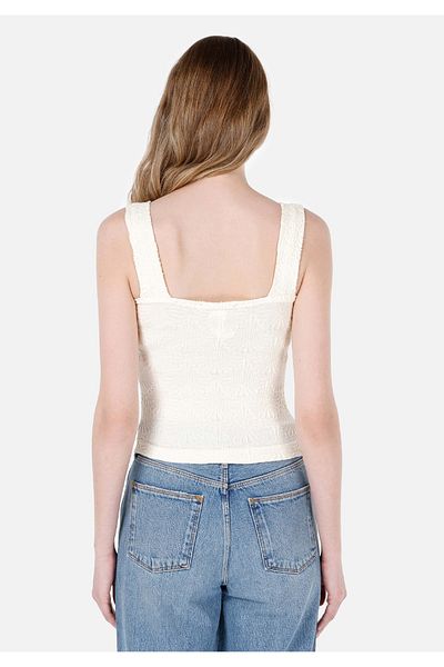 Colin's Slim Fit Women's Ecru Tank Top