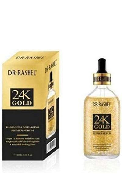 RASHEL Dr Rashel 24K Gold Radiance Face Primer Serum ، مرطب ، مضاد للشيخوخة ويساعد على إزالة التجاعيد