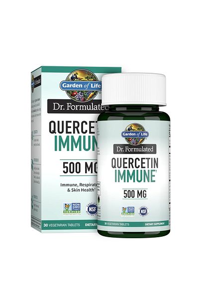 GARDEN OF LIFE Quercetin Daily Immune Support with Vitamins C, D & Probiotics – Dr Formulated – 30 Tablets