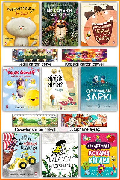 Timaş Çocuk 4-5 Yaş Masal Hikaye Ponpon Kediye Ne Oldu Bir Kaplanın Gizli Yaş...