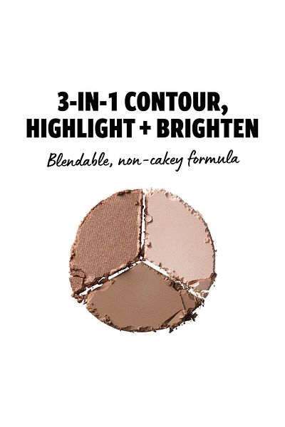 NYX Professional Makeup 3 Steps to Sculpt, Face Sculpting Contour Palette - Fair