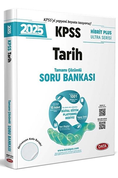 Data Yayınları Data 2026 KPSS Tarih Ultra Soru Bankası Çözümlü