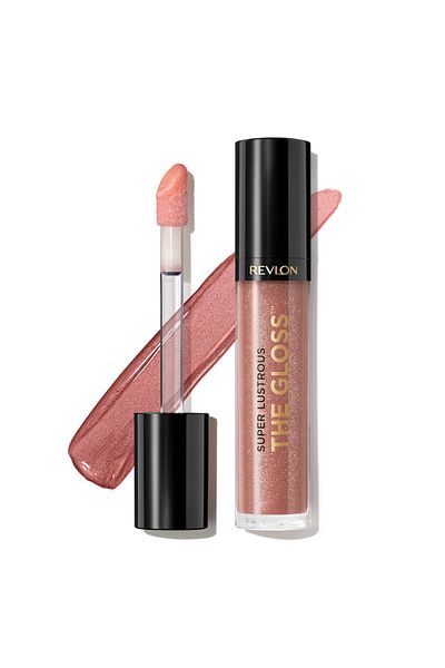 Revlon Revlon Super Lustrous Lip Gloss, Non-Sticky, Hydrating, High Shine Finish, Rosy Future, 0.13 oz