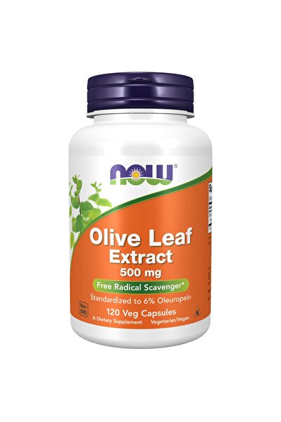 Now Foods Supplements, Olive Leaf Extract 500 mg, Free Radical Scavenger*, 120 Veg Capsules