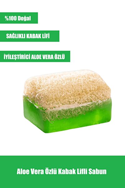 Seram Collection Doğal Kabak Lifli Aloe Vera Sabun %100 Doğal Sabun
