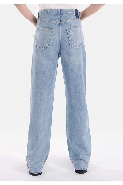 Colin's 970 Berry Regular Fit High Waist Wide Leg Women's Blue Jean Trousers