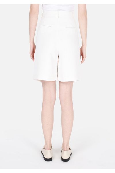 Colin's Regular Fit High Waist Straight Women's White Shorts