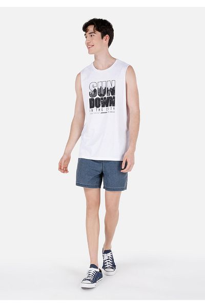 Colin's Pantaloni scurți de baie albastru pentru bărbați Slim Fit