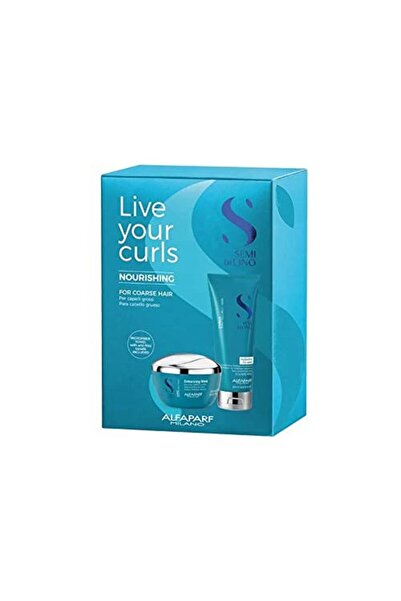 Alfaparf Milano Semi Di Lino Curls Co-Wash & Mask for Wavy/Curly Hair - Hydra...