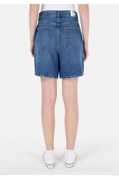 Colin's Pantaloni scurți de jeans pentru femei, albaștri, cu talie înaltă, cu tăietură normală